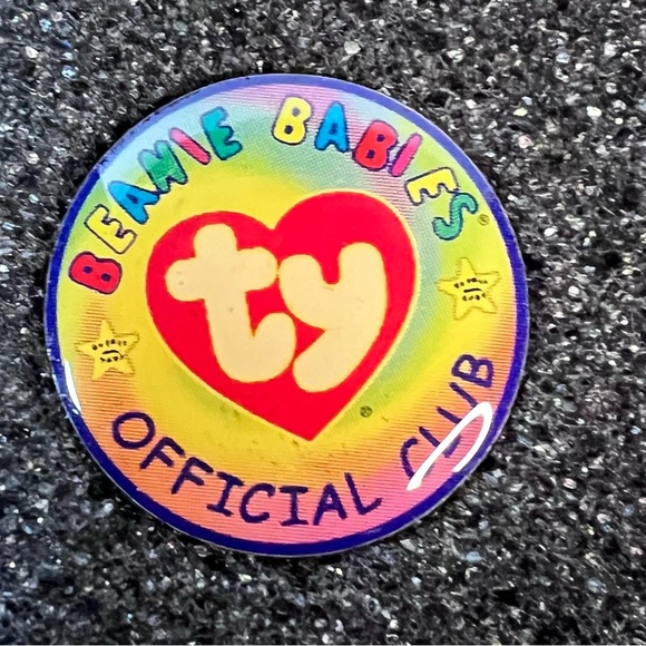 Vintage Ty Beanie Official Club Collector Pins set of 5 in case (2002) - Picture 3 of 6